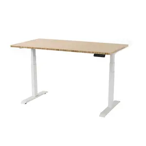 Goede Kwaliteit Fabriek Direct Moderne Dual Motor Elektrische Staande Desk Verstelbare Hoogte Tafel Thuis Lift Bureaus