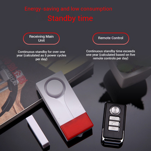 Không dây điều khiển từ xa âm thanh ánh sáng cửa từ báo động chống trộm cửa và cửa sổ báo động xâm nhập điều khiển từ xa thiết bị báo động - Product Image 2