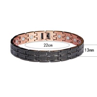 Bracelets de mode de thérapie magnétique en cuivre en gros de l'usine de Guangzhou Accessoire sain et élégant