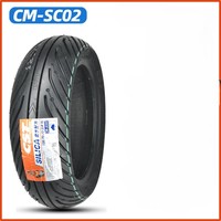 إطار دراجة نارية جديد بديل من CST CM-SC02، شبه أملس بدون أنبوب داخلي، مقاس 100/90-10، 3.50-10، 90/90-10