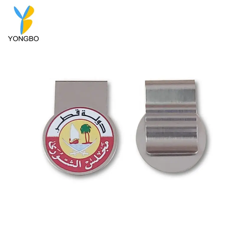 במפעל סין מותאם אישית לוגו מתכת Nitinol לייזר נייר קליפ