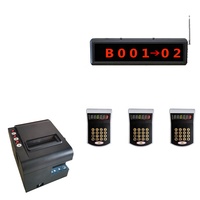 Imprimante thermique de billet clinique sans fil à affichage LED, système de gestion des files d'attente, appels du numéro de service, imprimante de billets