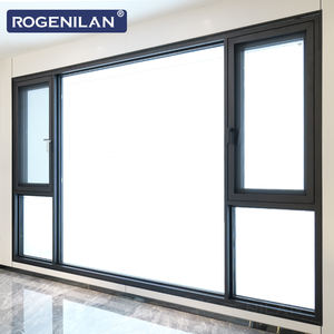 Fenêtre à battant en aluminium et verre Rogenilan, résistante aux ouragans, triple vitrage extérieur pour maisons - Product Image 1