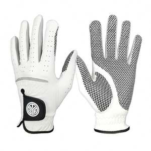 Guantes de Golf Unisex de Piel de Cabretta para Mano Izquierda/Derecha, Impermeables, Antideslizantes, con Gránulos, Suaves, Transpirables, para Ciclismo, Deportes y Golf - Product Image 1