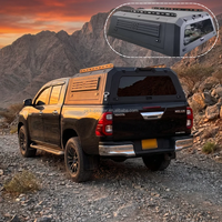 Hard Topper Overland en aluminium imperméable pour Toyota Tacoma, Dodge Ram 1500, Ford F150, Hilux Truck Topper