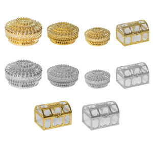 Nuovo stile <span class=keywords><strong>oro</strong></span> regalo regalo regalo di plastica scatola di cioccolato scatola di caramelle <span class=keywords><strong>per</strong></span> il matrimonio - Product Image 6