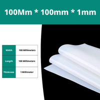 Plaque en caoutchouc silicone de qualité industrielle, résistante aux hautes températures, joint d'étanchéité, épaisseur personnalisée 0,5 mm-50 mm