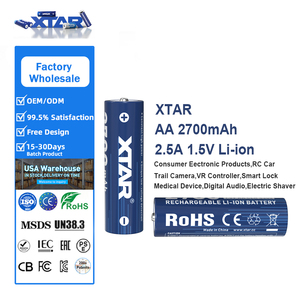 Batteria al <span class=keywords><strong>Litio</strong></span> Ricaricabile XTAR Originale Nuova Generazione AA CLR 4300 2700mAh 1.5V Massima Capacità per Lunga Durata - Product Image 1