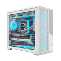 Gabinete de PC para Juegos, OEM, al por Mayor, ATX, MATX, ITX, Negro 235 con Ventilador
