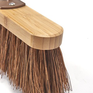 <span class=keywords><strong>Balai</strong></span> à long manche en bois de hêtre, poils bruns en bois de coco, modèle Mks1364, marque OEM Zhejiang - Product Image 4