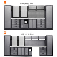 Banco de Trabajo Industrial de Acero Laminado en Frío, Gabinete de Almacenamiento Modular con Cajones, Sistema de Almacenamiento Removible para Garaje, Personalizable OEM