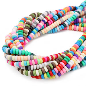 Wholesale 6*3mm Colorful Flat Round Polymer Clay Loose Beads for <b>DIY</b> Jewelry Making <b>Accessories</b> - Product Image 6