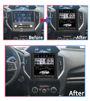 Écran vertical de style Tesla de 10.4 pouces pour Subaru Forester /XV 2018- Support 360 GPS Android autoradio multimédia avec Canbus