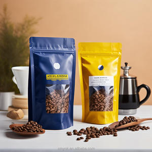 Sachet à soufflet à fond plat, qualité alimentaire, sans BPA, robuste, brillant, pour concentré de café froid aromatisé au <span class=keywords><strong>caramel</strong></span>, directement de l'usine - Product Image 1