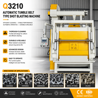 Machine de sablage à bande Q3210 avec moteur PLC pour le détartrage rapide des fixations, boulons et écrous, certifiée Sa2.5 CE ISO, livraison rapide