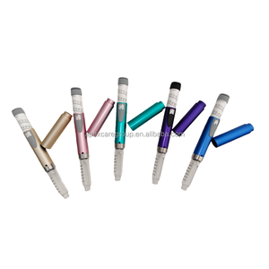 Colored Metal Reusable <b>Pen</b> Injectable V2 60IU Cosmetic Packaging Durable Screw Cap Plastic Lid - Product Image 2