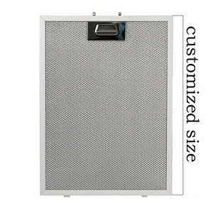 Yağ filtresi egzoz filtresi için mutfak paslanmaz çelik bölme alüminyum Metal davlumbaz - Product Image 5