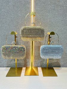 High-end European-American Retro Tassel Diamond-encrusted Dress <b>Clutch</b> Evening Handbag for Ladies Cheongsam New Style Tanjing - Product Image 4