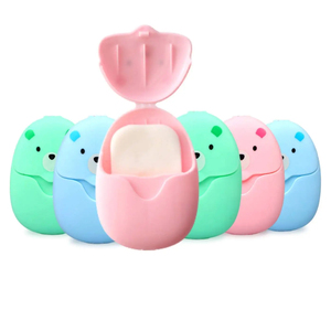 Wholesale <b>Portable</b> Mini Cleaning Paper Soap Disposable Hand Washing Scented Papers Care Soaps <b>Bath</b> Travel Supplies - Product Image 1