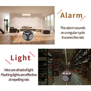 Repelente Ultrasónico de Plagas con Luz LED Intermitente, Dispositivo Disuasorio de Animales para Interiores - Product Image 2