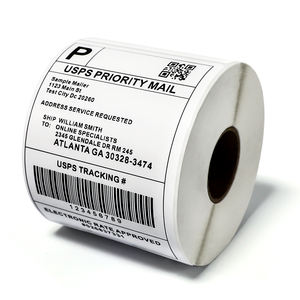 4x6 inch không thấm nước chống trầy xước nhiệt vận đơn hậu cần nhãn dán CuộN hậu cần vận chuyển thẻ cho chương trình khuyến mãi siêu thị - Product Image 3