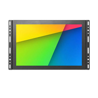 Écran tactile industriel LCD à cadre ouvert en métal noir de petite taille Raspberry Pi 7 pouces 8 pouces 9,7 pouces 10 pouces 10,1 pouces 11,6 pouces