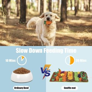 2025 Langzaam Eten Kat Huisdier Snuffle Mat 2 In 1 Neus Werk Neuswerk Hondenspeelgoed Voor Huisdier - Product Image 4