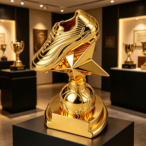 Trofeo de Fútbol de Resina Personalizado para la Liga de Campeones, Eventos Deportivos, Trofeo de Torneo de Resina - Product Image 4