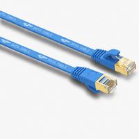 Kabel Patch Cat5e Kecepatan Tinggi 1/3/5/8/10/15/20/25/30m, 100% Tembaga Murni FTP Cat 5e Ethernet Internet LAN Kabel Jaringan Flat