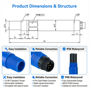 Endüstriyel EC TDS Su Kalitesi Test Cihazı Sensör Probu Su İletkenlik Ölçer RS-485 Modbus RTU Su Arıtma Monitörü için - Product Image 3