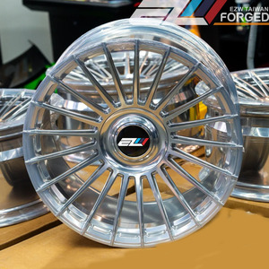 Rines Monobloque Forjados Personalizados T6061 en Plata Pulida con Diseño Multirradio para Autos de Lujo BMW <span class=keywords><strong>Mercedes</strong></span> <span class=keywords><strong>Maybach</strong></span> Sedán 18 19 20 21 22 24 - Product Image 4