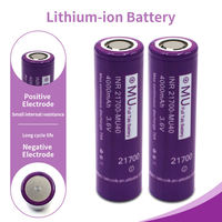 Baterai Lithium MU INR21700-MU40 21700 4000mAh 3.6V 70A High Discharge Full Tab Cell untuk E-bike dan Peralatan Listrik