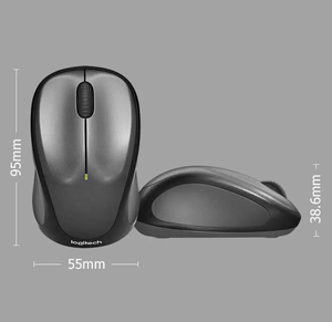 <span class=keywords><strong>Logitech</strong></span> chuột không dây USB <span class=keywords><strong>M325</strong></span> cho máy tính xách tay Máy tính văn phòng 1000DPI 2.4GHz thống nhất thu Ergonomic Chuột quang - Product Image 2