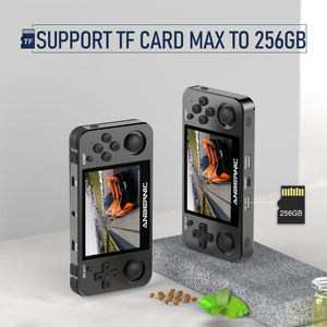 Anbernic 64Bit <span class=keywords><strong>RG351MP</strong></span> Console de jeu rétro portable 3.5 "IPS OCA 16GB 256GB TF 3500mAh Vibration WiFi Linux Noir mat - Product Image 5