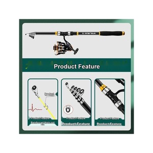 Compra una y llévate otra gratis: Set de caña y carrete de <span class=keywords><strong>pesca</strong></span> de surfcasting, kit de caña y carrete para <span class=keywords><strong>pesca</strong></span> en el mar de largo alcance. - Product Image 3