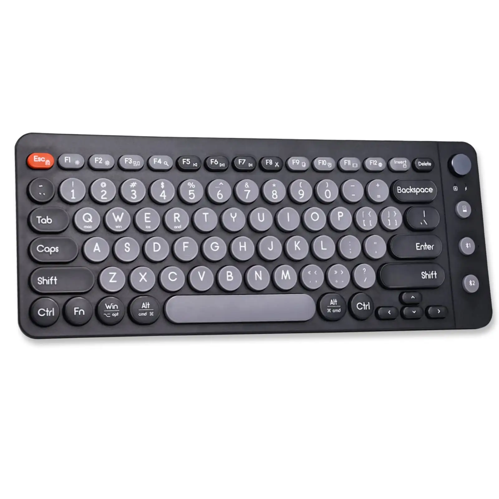 Kozh Oem Wireless Bluetooth-Tastatur Ultra Slim Compact Custom-Tastatur mit mehreren Geräten und wiederauf ladbarer Tastatur für Win/Mac