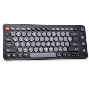 Kozh Oem kablosuz Bluetooth klavye çok cihaz Ultra ince kompakt özel klavye ile şarj edilebilir için Win/Mac