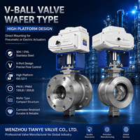 Válvula de Control de Segmento V-Port Serie V, Cuerpo de Acero al Carbono CF8M-316SST A216 Gr WCB