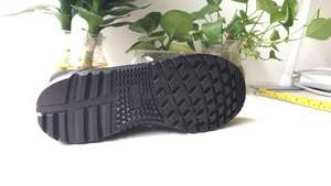 Botas Tácticas Negras HBP12-4 con Cremallera Lateral, Cuero Genuino, Tela de Nailon, Antideslizantes, con Costuras en Toda la Superficie y Protección en la Puntera - Product Image 5