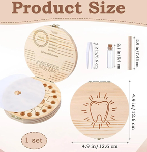 Vente en gros FSC BSCI personnalisation boîte <span class=keywords><strong>de</strong></span> fée des dents <span class=keywords><strong>de</strong></span> bébé en bois <span class=keywords><strong>de</strong></span> pin porte-souvenir des dents perdues - Product Image 3