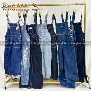 KungFu KingAAA: Fardos de Roupas Vintage Premium, Macacões Jeans Femininos, Roupas de Segunda Mão, Atacado de Roupas Usadas Mistas, Fornecedores - Product Image 3