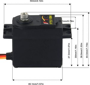 Ft5118 M 20Kg Hoge Snelheid Dual Mode Metalen Tandwiel <span class=keywords><strong>Servo</strong></span> 300 Graden <span class=keywords><strong>360</strong></span> Graad Continue Rotatie Programmeerbare Motoren - Product Image 2