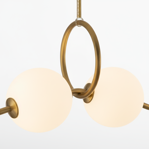 Lampada a Sospensione Circolare <span class=keywords><strong>LED</strong></span> Dimmerabile con Controllo a Interruttore, Stile Nordico, in Acrilico, <span class=keywords><strong>per</strong></span> Sala Espositiva e <span class=keywords><strong>Cucina</strong></span> - Bestseller - Product Image 5
