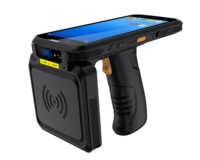 Lecteur PDA portable UHF RFID longue portée avec processeur Intel, batterie 10000mAh, autonomie de 8 heures, stock pour l'inventaire des entrepôts