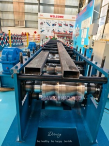 Automatic <strong>Aluminum</strong> Round Pipe 60mm Diameter <strong>Press</strong> to Square Bending Machine with Bearing - Product Image 2
