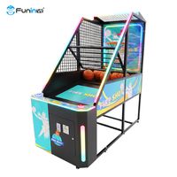 Machine de jeu d'arcade de basket-ball de rue et de boxe avec 4 niveaux de jeu, 1-2 joueurs, haute rentabilité