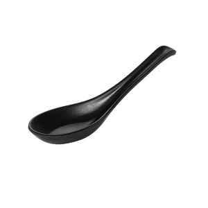 ช้อนเมลามีนสีดำ ช้อนซุปสีดำแซนดี้ - Product Image 1