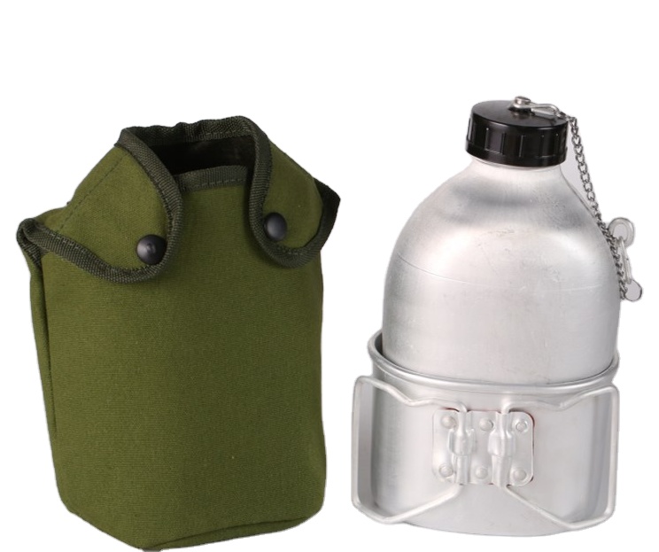 Портативная тактическая спортивная тактическая алюминиевая металлическая бутылка для воды в американском стиле, 1/1, 3 л, для кемпинга, канистра без бисфенола А