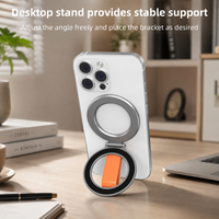 Support de téléphone portable magnétique flexible en alliage d'aluminium, réglable en hauteur, portable, pour bureau – Nouveau style 2026