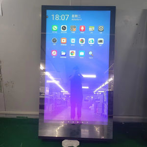 Interactieve Magic Mirror Touchscreen Fitness Smart LCD Digitaal Spiegelscherm Met <span class=keywords><strong>LED</strong></span> Verlichting - Product Image 1
